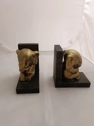 Sujetalibros Elefante Dorado (2 unidades)