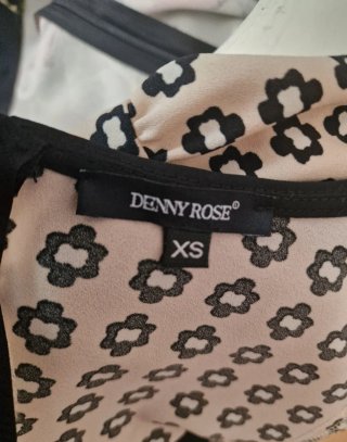Vestido Denny Rose Geométrico Vintage Talla XS