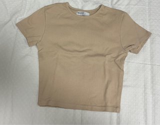Top Bershka beige
