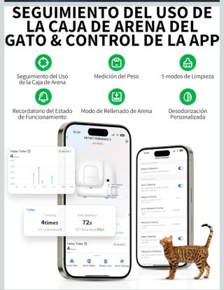 Arenero automático autolimpiable Petkit Pura Max 2