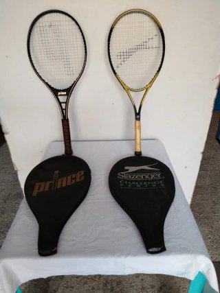 Raquetas de Tenis Prince y Slazenger