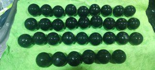 Set de 30 Bolas Negras futbolín