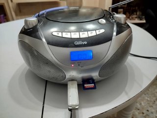 Radio CD MP3 Qilive Portátil, USB, TARGETA SD