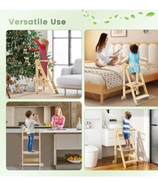 Torre de Aprendizaje Plegable de Madera