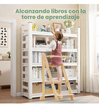 Torre de Aprendizaje Plegable de Madera