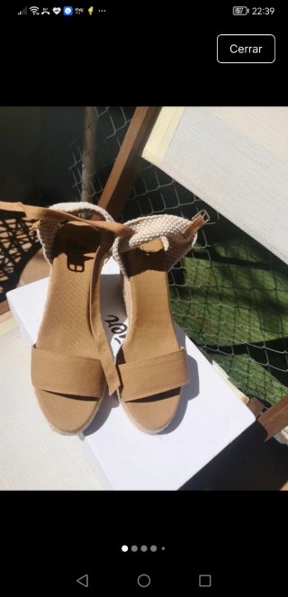 Alpargatas Castañer Talla 39 Beige