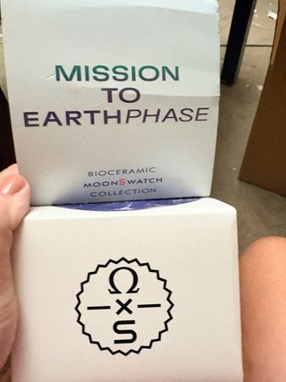Omega Mission to Earthphase Bioceramic Swatch