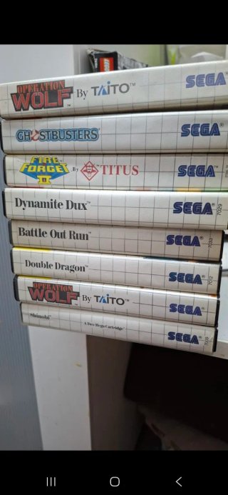Pack 8 Juegos Master System, 2 mandos y cable tv