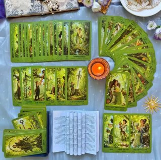 Tarot 78 Cards - The Sunwoven Forest Deck