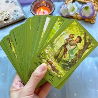 Tarot 78 Cards - The Sunwoven Forest Deck