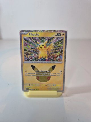 CARTA POKEMON PIKACHU 39 ANIVERSARIO 18/30