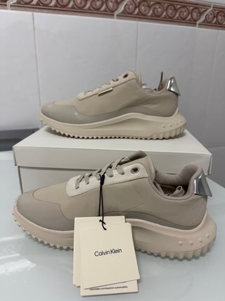 Calvin Klein Zapatillas Beige Talla 38