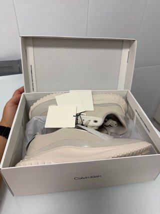 Calvin Klein Zapatillas Beige Talla 38