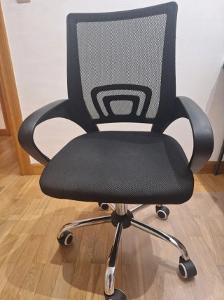 Silla de Oficina Ergonómica Negra