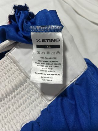 Pantalón de Boxeo Sting Azul
