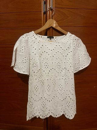 Camiseta Blanca Massimo Dutti Talla S