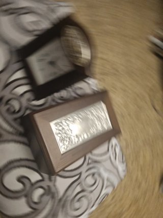 Joyero y Reloj de Sobremesa