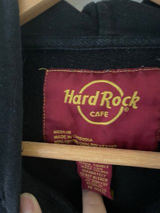 Sudadera Hard Rock Cafe Negra