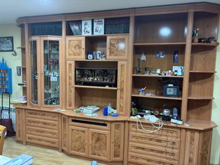Mueble de Salón de Madera Maciza,