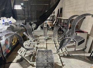 Piezas decorativas traje carnaval