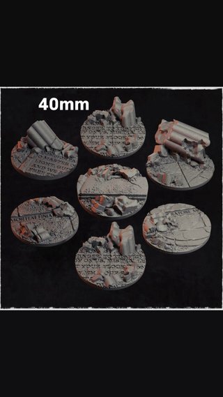 Peanas Imperiales en Ruinas Wh40k