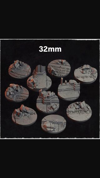 Peanas Imperiales en Ruinas Wh40k