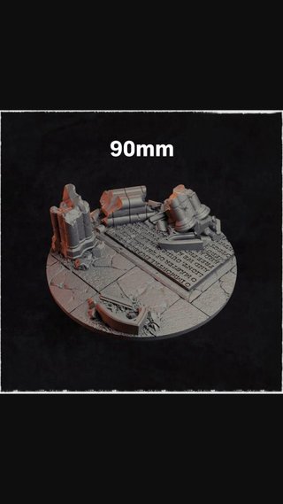 Peanas Imperiales en Ruinas Wh40k