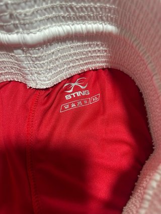 Pantalón de Boxeo Sting Rojo
