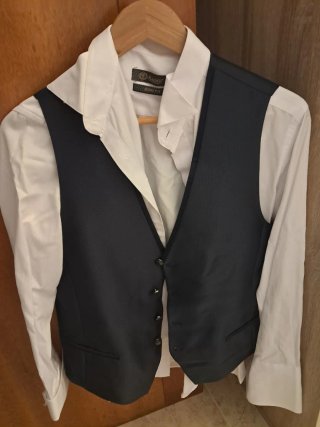 Traje novio Baggi Azul