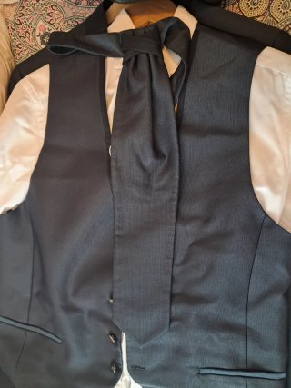 Traje novio Baggi Azul