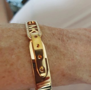 Pulsera Michael Kors Rosa Dorado