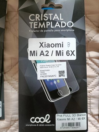 Cristal Templado Xiaomi Mi A2 / Mi 6X