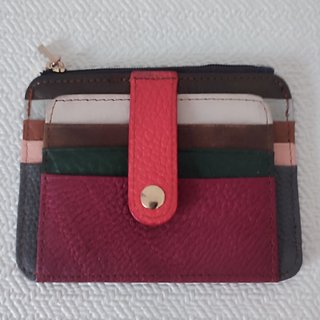 Tarjetero monedero plano multicolor Marktomi