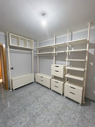 Armario Abierto IKEA ELVARLI Blanco