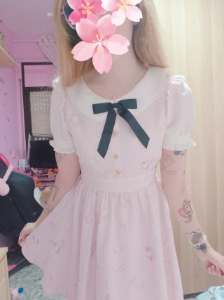 Vestido Liz Lisa Estampado Rosas y Perfumes