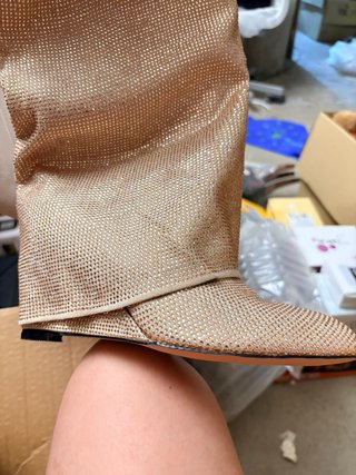 Botas doradas mujer talla 39