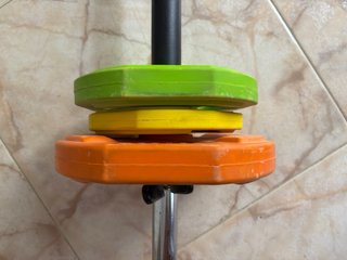 Kit de Musculación: Barra, Discos y Agarres