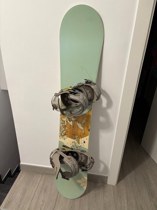 Tabla Snowboard y Fijaciones