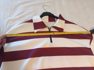 Conjunto Granate y Blanco Talla Única