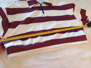 Conjunto Granate y Blanco Talla Única