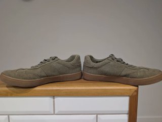 Zapatillas de vestir verdes