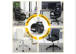 Set de 5 Ruedas para Silla de Oficina HOLKIE