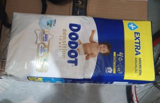 Pañales Dodot Sensitive Talla 4+ (48 unidades)