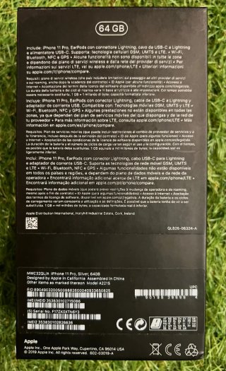 Caja iPhone 11 Pro