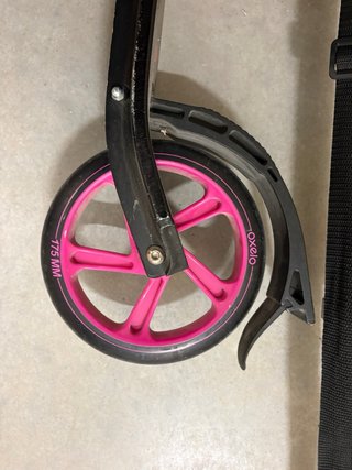 Patinete Oxelo plegable rosa