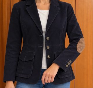 Chaqueta Massimo Dutti Negra Pana