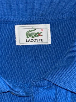 Polo Lacoste Azul Eléctrico original Talla XL