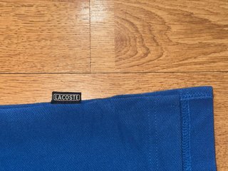 Polo Lacoste Azul Eléctrico original Talla XL