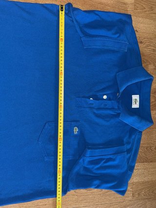 Polo Lacoste Azul Eléctrico original Talla XL