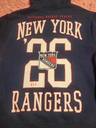Sudadera New York Rangers Azul y Roja